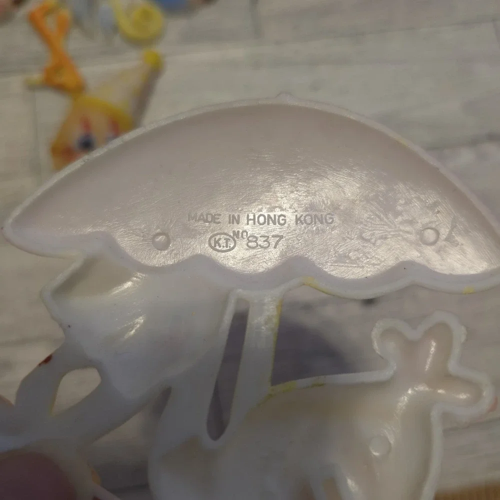 Vintage Cake Cupcake Topper Plastic Baby Clown‎